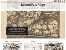 Tablet Screenshot of bostonraremaps.com